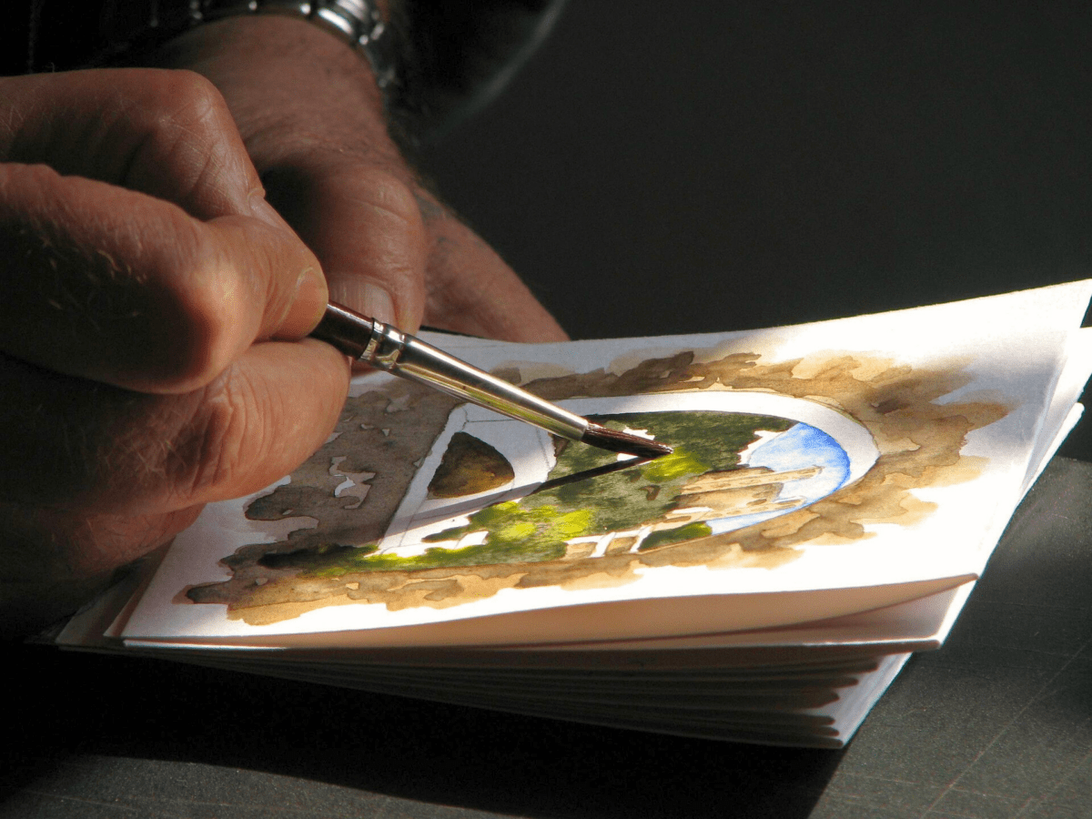 creatrice aquarelle droits d'auteur